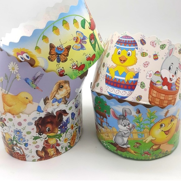 lovare Other - Set of 12 5oz Large Panettone Paper Molds / Baking Forms